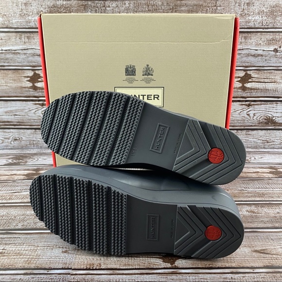 Hunter Original Short Play Rain Boot Luna/Gray sz7 - Picture 6 of 10